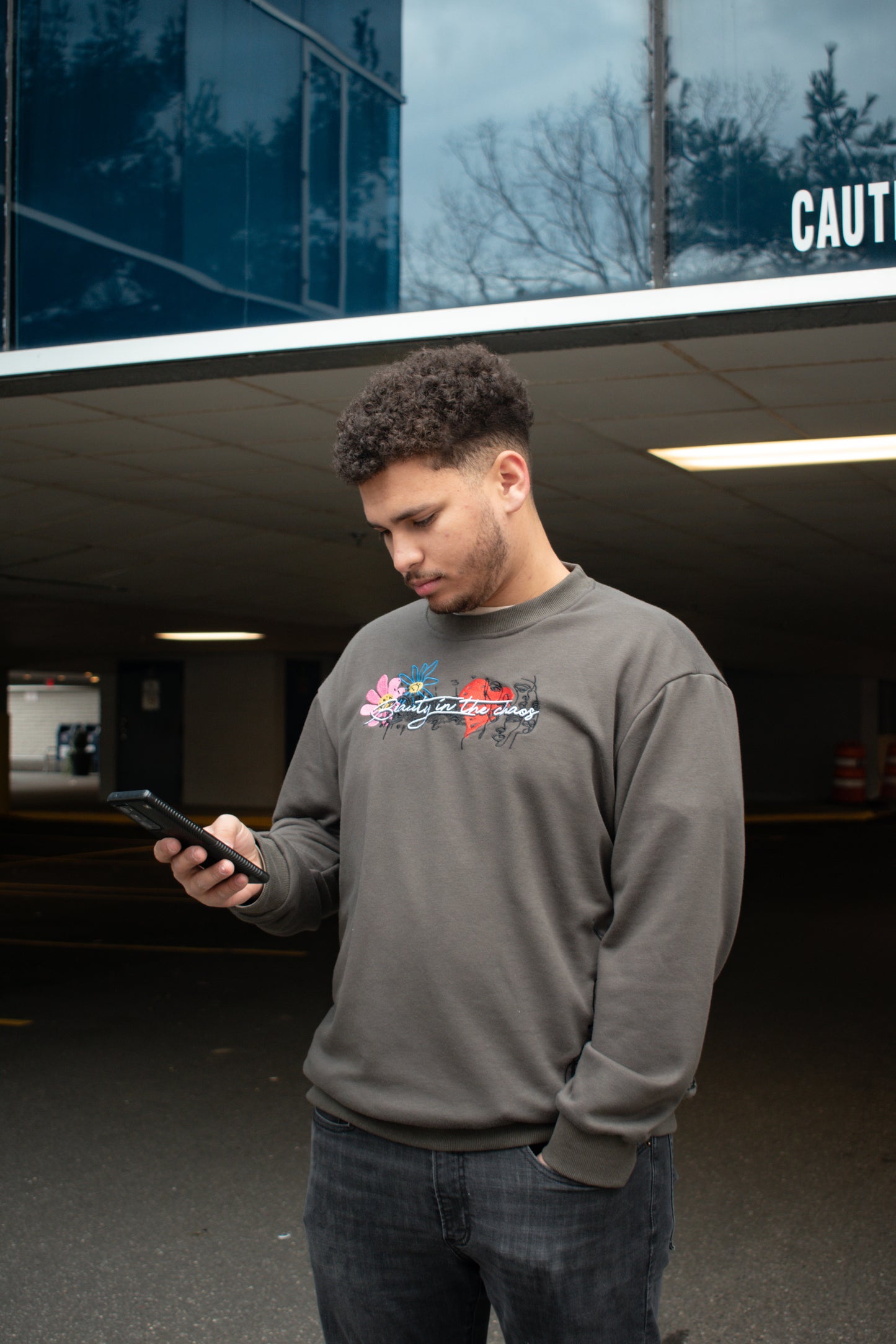 Chaos Crewneck (Gray)
