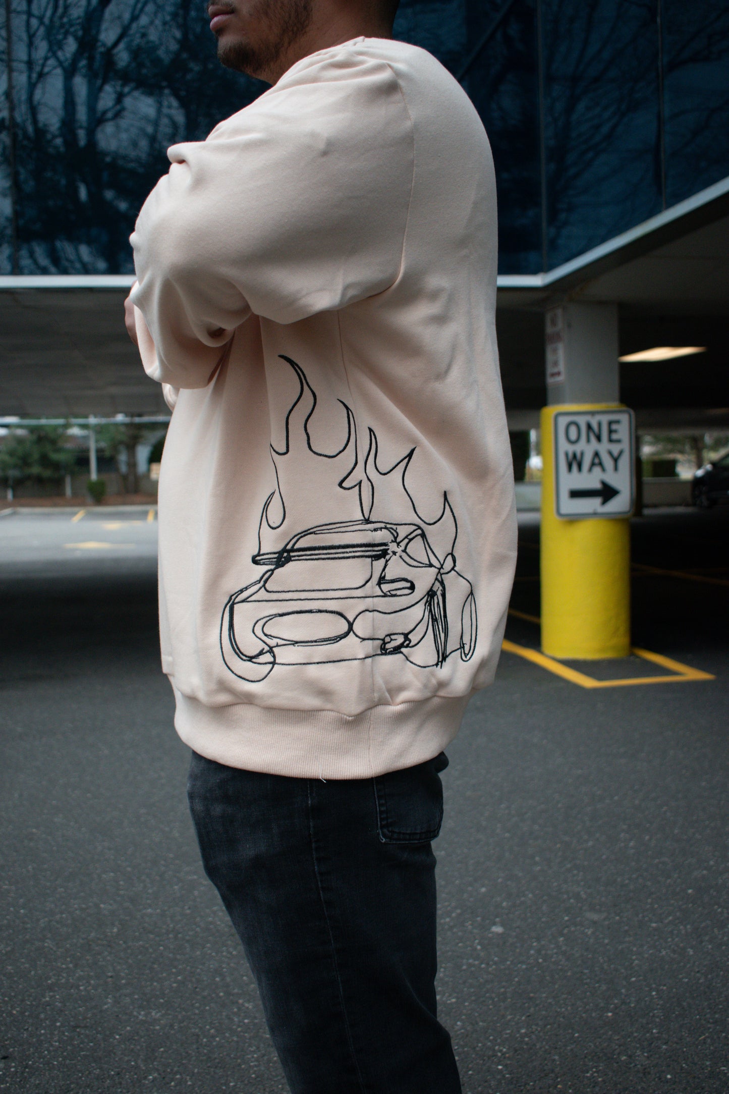 Chaos Crewneck (Cream)