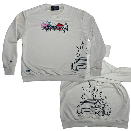 Chaos Crewneck (Cream)