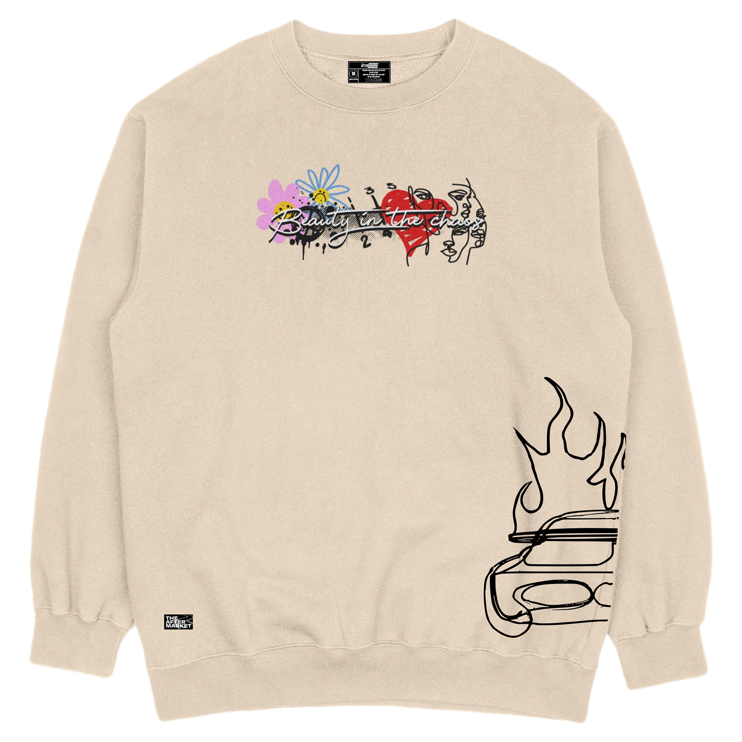 Chaos Crewneck (Cream)